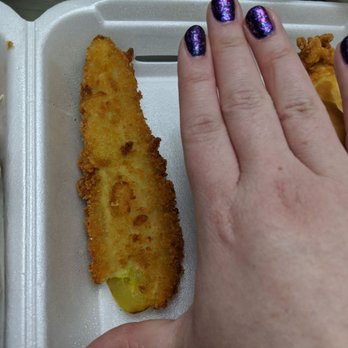 Della J's Delectables - The fried pickles were HUGE - Southern Near Me - Alexandria, Virginia