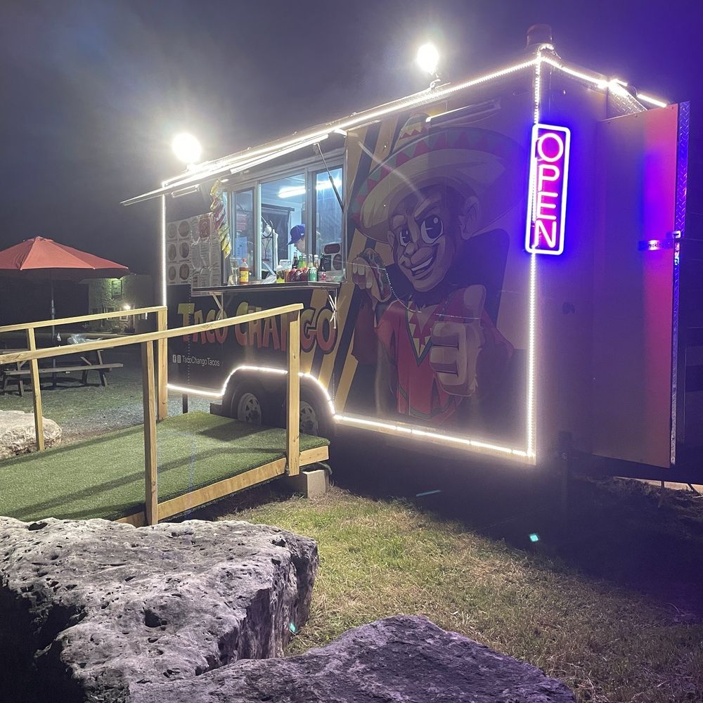 Taco Chango - a food truck with neon lights - Food Trucks Near Me - Leander, Texas Taco Chango - a food truck with neon lights - Food Trucks Near Me - Leander, Texas