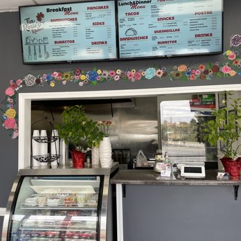 Tia Rosies Kitchen - Menu. Awaiting my breakfast burritos. Looking good so far! - Tacos Near Me - Hapeville, Georgia