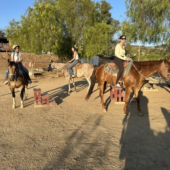 Wine Country Trails by Horseback - Getting ready for the ride. - Tours Near Me - Temecula, California