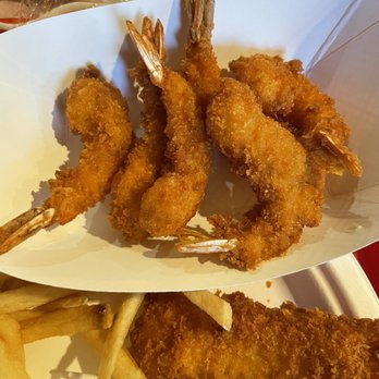 Alaska Seafood - Fried shrimp with the fish and shrimp plate - Seafood Near Me - Los Angeles, California Alaska Seafood - Fried shrimp with the fish and shrimp plate - Seafood Near Me - Los Angeles, California