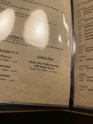 Menu photo 7 Bella Monica Raleigh, NC