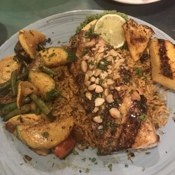 Noa Noa Spikes Beach Grill - Macadamia nut crusted mahi mahi - Seafood Near Me - Warsaw, Indiana