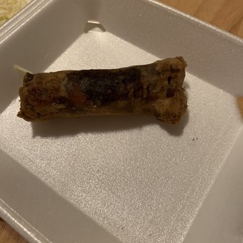 Thai House - Really burned spring roll. - Thai Near Me - Albuquerque, New Mexico
