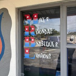 MRBL Bbq - The front window.