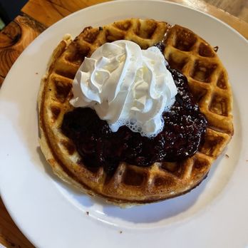 Marion berry waffle