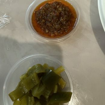 Amazing Asia - Sambal Belachan and Green Chilli with Vinegar - Malaysian Near Me - Flushing, New York