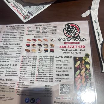 Harutaka Sushi - Sushi Bars Near Me - Dallas, Texas Harutaka Sushi - Sushi Bars Near Me - Dallas, Texas