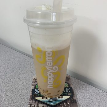 Happy Lemon - A2. Black Tea SC with mango crystal boba - Juice Bars & Smoothies Near Me - Alameda, California Happy Lemon - A2. Black Tea SC with mango crystal boba - Juice Bars & Smoothies Near Me - Alameda, California