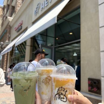 Heytea - triple matcha and mango sago - Bubble Tea Near Me - Monterey Park, California Heytea - triple matcha and mango sago - Bubble Tea Near Me - Monterey Park, California