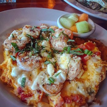 Zovs - TA-DA! It's a yummy shrimp frittata! A must order! - New American Near Me - Irvine, California Zovs - TA-DA! It's a yummy shrimp frittata! A must order! - New American Near Me - Irvine, California