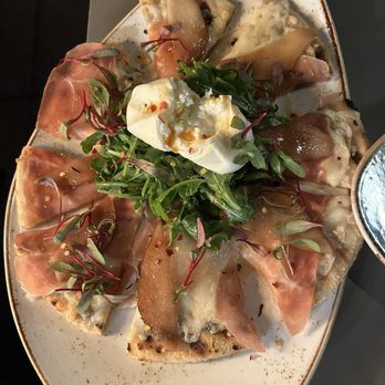 Shelby's Rooftop Lounge - prosciutto and buratta flatbread - Lounges Near Me - San Francisco, California Shelby's Rooftop Lounge - prosciutto and buratta flatbread - Lounges Near Me - San Francisco, California
