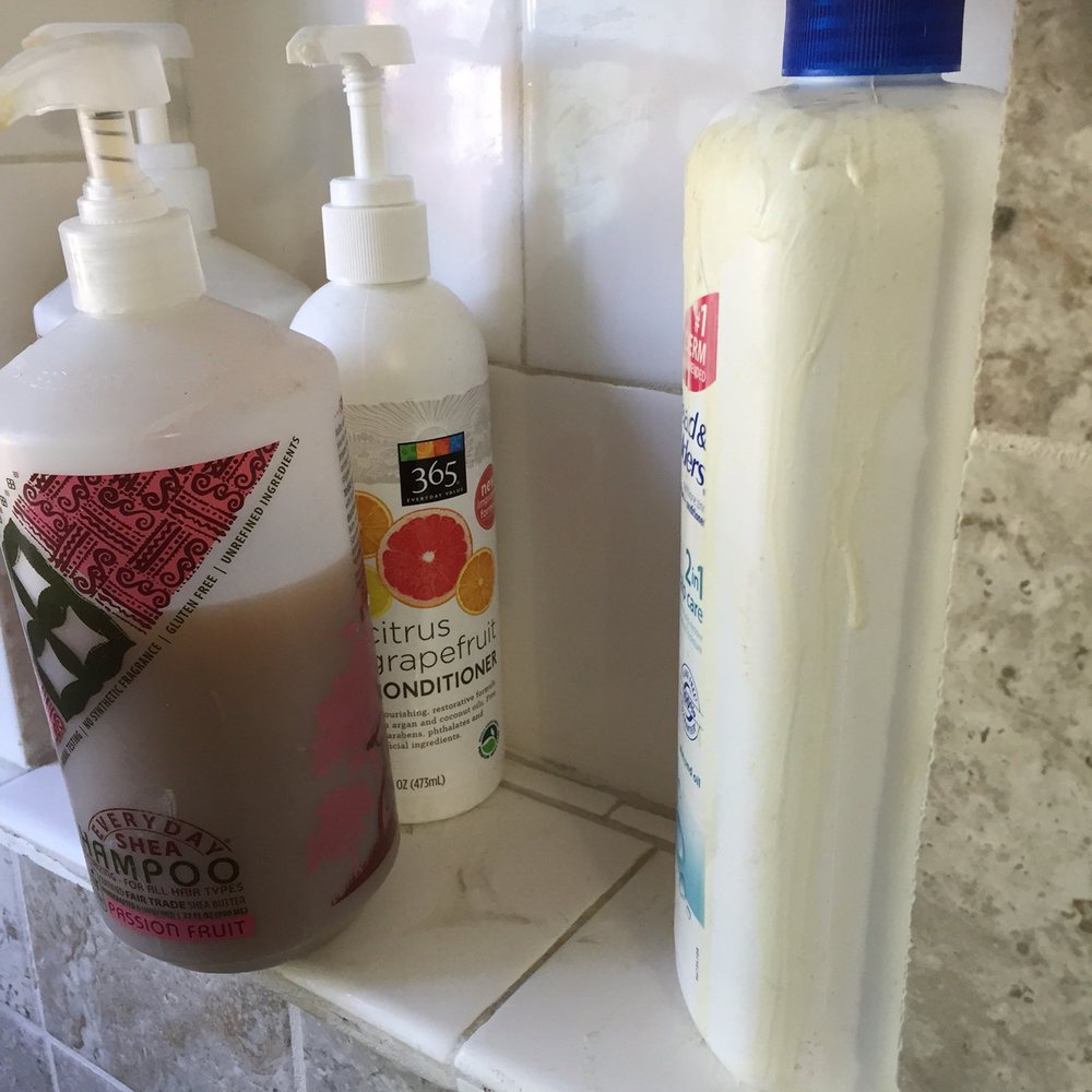 Salma's House Cleaning - The shower tile and shampoo (for 50$/ hour I would expect to have that clean) - Home Cleaning Near Me Salma's House Cleaning - The shower tile and shampoo (for 50$/ hour I would expect to have that clean) - Home Cleaning Near Me