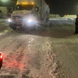 Adams Towing - Big rig winching