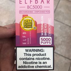 Vape On - The New Elf bar flavor Watermelon BRZZ Ice