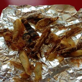 Five Guys - These are the dregs of the fries they sold me on Sat. - Burgers Near Me - Pittsburgh, Pennsylvania