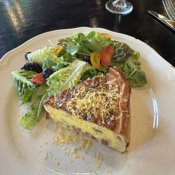 Suzette - Quiche Lorraine and salad dressed with a light vinaigrette. - Breakfast & Brunch Near Me - Chula Vista, California