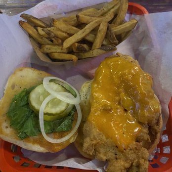 The Grease Monkey - Chicken Fried Burger - Burgers Near Me - Arlington, Texas