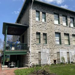 Leroy Historical Society - Outside/building. The transportation exhibit was on the lower level. The Jell-O gallery was upstairs.