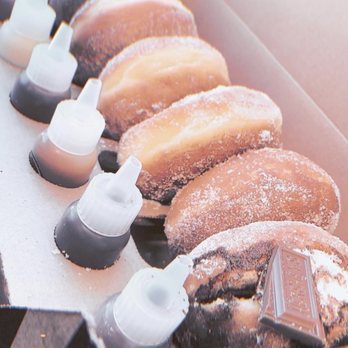 BomboBar - Six Bomboloni s'mores Nutella custard raspberry and more - Desserts Near Me - Chicago, Illinois