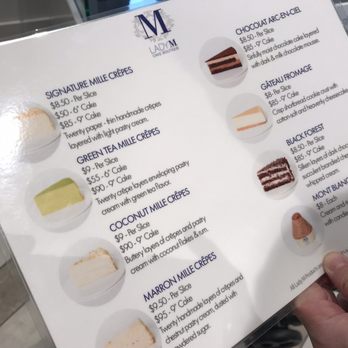 Lady M Cake Boutique - menu - Bakeries Near Me - Tysons, Virginia