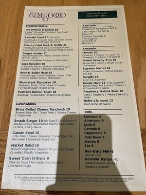 Menu photo 1 Elm & Good Dallas, TX Menu photo 1 Elm & Good Dallas, TX