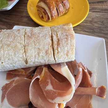 Le French Cafe - Mini Raspberry Croissant & Prosciutto - Breakfast & Brunch Near Me - Boulder, Colorado