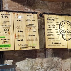 Señor Burrito - Menu and prices.