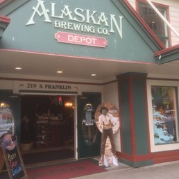 Entry way to Alaskan Brewery beer gear. Entry way to Alaskan Brewery beer gear.