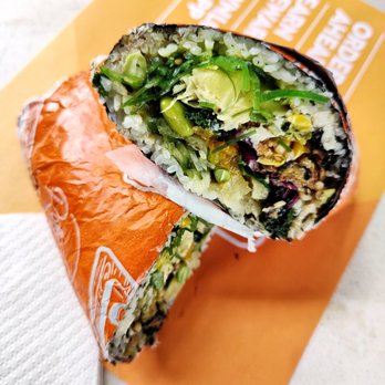 Pokeworks - Build Your Own Sushirrito (Vegan with Tofu) - Salad Near Me - Austin, Texas