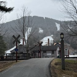 Attitash Mountain Village - From village looking at the ski slope