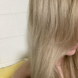 Imani Salon - This is my hair now from a side angle. As you can see, still incredibly blonde. I am not sure what I paid for, genuinely.