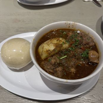 Calabash African Kitchen - Oxtail Stew w/ fufu - African Near Me - Las Vegas, Nevada Calabash African Kitchen - Oxtail Stew w/ fufu - African Near Me - Las Vegas, Nevada
