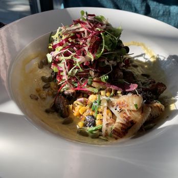 Roots Restaurant and Bar - Gnocchi with corn and chanterelle mushrooms - New American Near Me - Camas, Washington Roots Restaurant and Bar - Gnocchi with corn and chanterelle mushrooms - New American Near Me - Camas, Washington