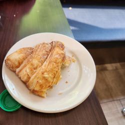 La Mie Elevate - Half a chocolate croissant. :)