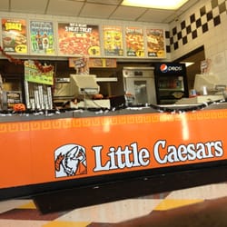Little Caesars - It's decorated for Halloween