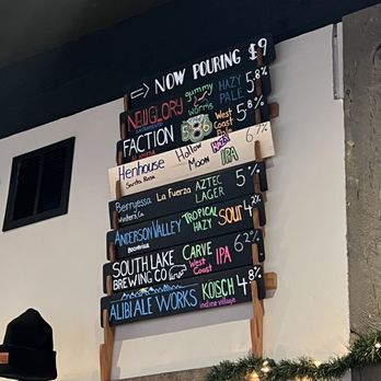 The Dog and Bear - Draft beer list 12/29/23 - Pizza Near Me - Tahoma, California