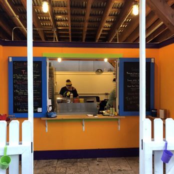Tacos Del Soul - a man behind the counter - Street Vendors Near Me - Lancaster, Pennsylvania
