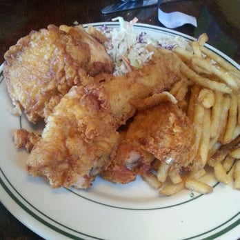 George's Corner - Fried chicken $14 sub fries for potato salad. I wasn't a fan, but friend who ordered it liked it - American Near Me - St George, Utah