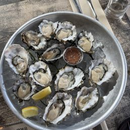 Happy hour oysters