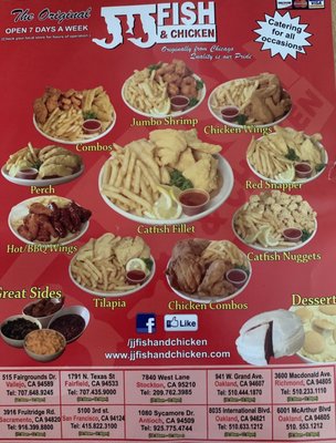 Menu photo 1 JJ Fish and Chicken Antioch, CA Menu photo 1 JJ Fish and Chicken Antioch, CA