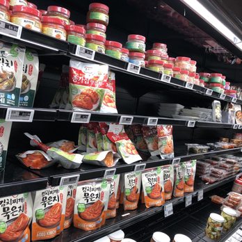 H Mart - Kaka’ako - Kimchi section - Grocery Near Me - Honolulu, Hawaii