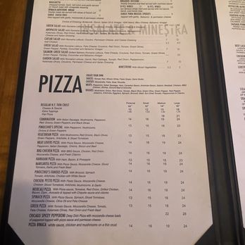 Pinocchio's Pizza - Menu - Pizza Near Me - Pasadena, California