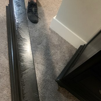 Spartan Movers - My footboard that Spartan Movers damaged (another angle) - Movers Near Me