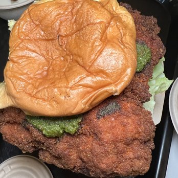 Chote Miya - Fried Chicken Sandwich ($14) - Indian Near Me - New York, New York Chote Miya - Fried Chicken Sandwich ($14) - Indian Near Me - New York, New York