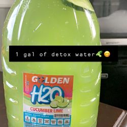 Golden Fit Meals - Cucumber lime detox water