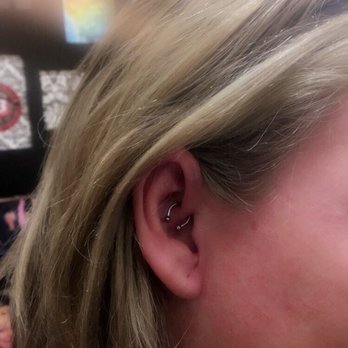 Wicked 13 Tattoos - Daith piercing by Bree - Tattoo Near Me - Harvey, Louisiana Wicked 13 Tattoos - Daith piercing by Bree - Tattoo Near Me - Harvey, Louisiana