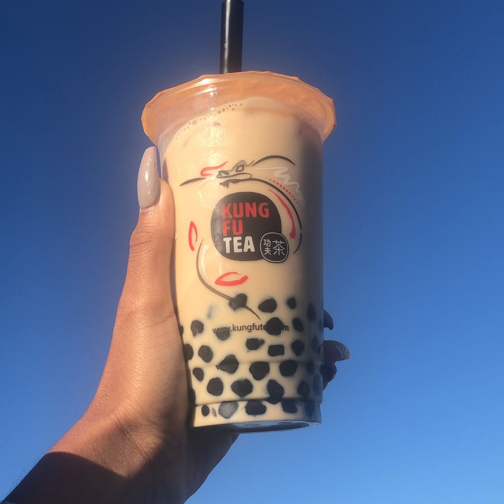 Kung Fu Tea - Wow Milk with Brown Sugar Boba! This is my favorite drink here. - Bubble Tea Near Me - Buford, Georgia