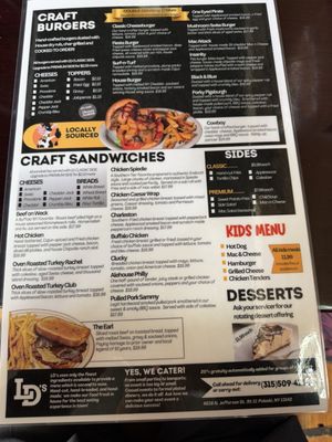Menu photo 1 LD's On The River Pulaski, NY