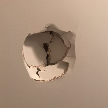 Tate Home Services - Before drywall repair - Handyman Near Me